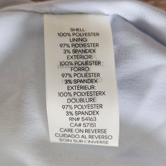 Calvin Klein Small Floral Print Spaghetti Strap Camisole Top Blue & White - Picture 5 of 8